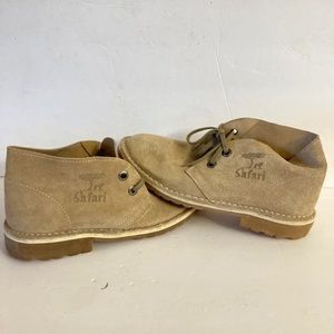 Bata Safari Rare Mens Suede Leather Chukka Desert Ankle Boots Wheat Size 12